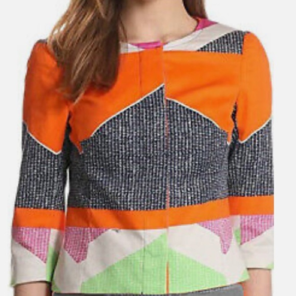 Trina Turk Multi-Coloured Assemblage Jacket